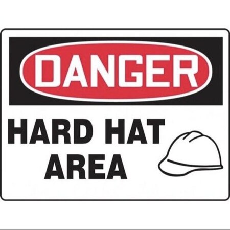 Accuform OSHA DANGER SAFETY SIGN HARD HAT MPPA027XT MPPA027XT